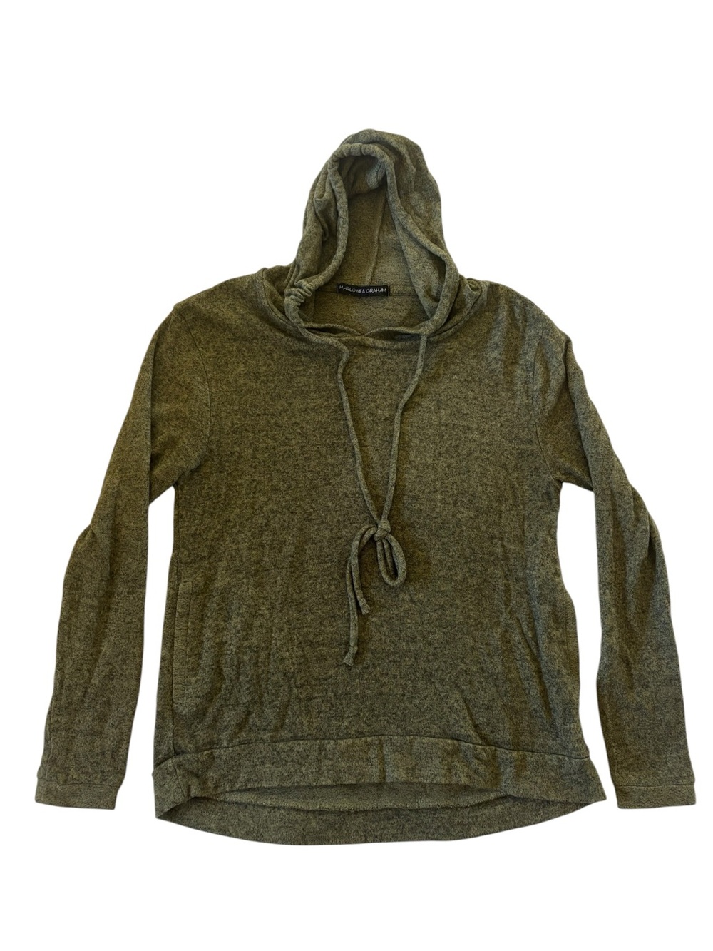 Harlowe & Graham Heather Gray Hooded Sweatshirt